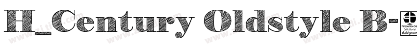 H_Century Oldstyle B字体转换 H_Century Oldstyle B字体转换